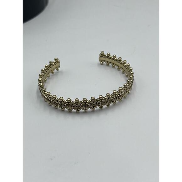 Lucky Brand Semi-Precious Gray Stones Gold Tone Thin Cuff Bracelet
Bollywood - Picture 3 of 10